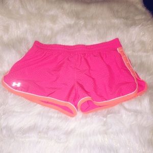 Under Armour pink shorts